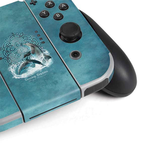 Brigid Ashwood Dolphin Celtic Knot Nintendo Switch OLED (2021) Skin